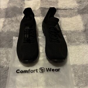 Comfort Wear Black Sneakers